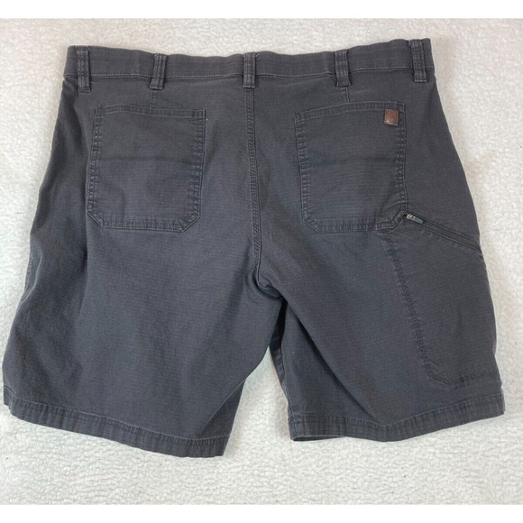 Weatherproof Shorts Mens 38 Gray Flat Front Stretch Rip‎ Stop Outdoors Fish Work - Picture 1 of 16